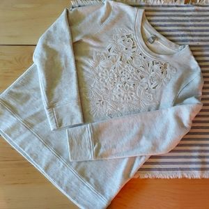 J. CREW  Womens Heather grey sweatshirt Size M